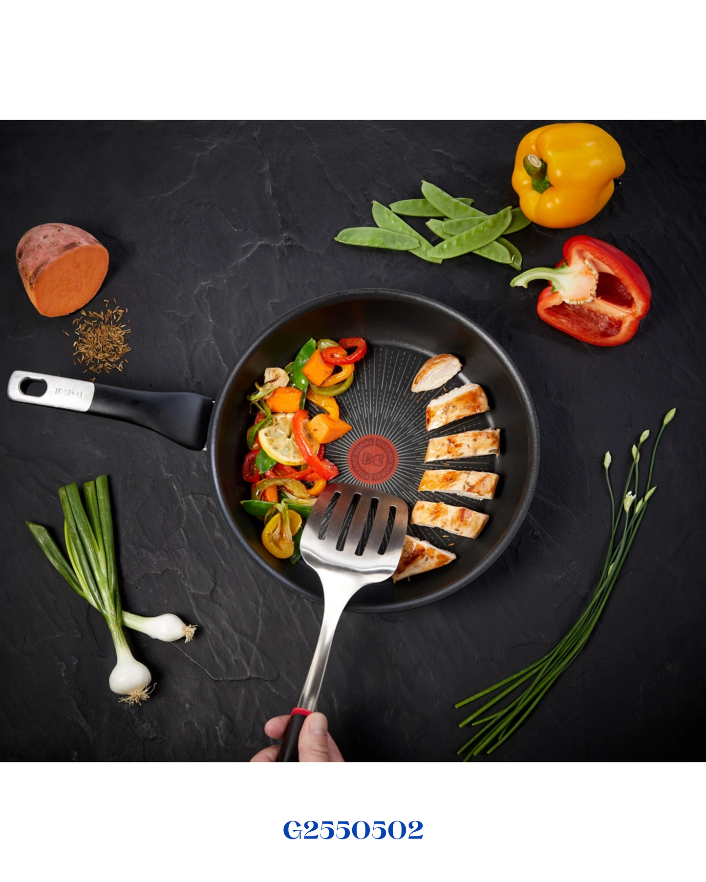 TEFAL UNLIMITED TITANIUM ANTI _SCRATCH COATING FRY PAN 26CM