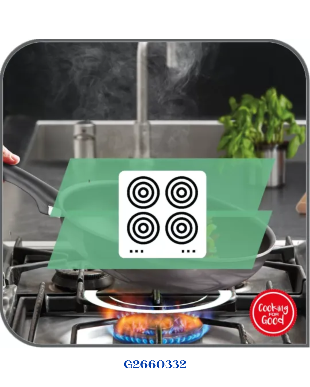 TEFAL NATURAL FORCE INDUCTION FRY PAN 22CM