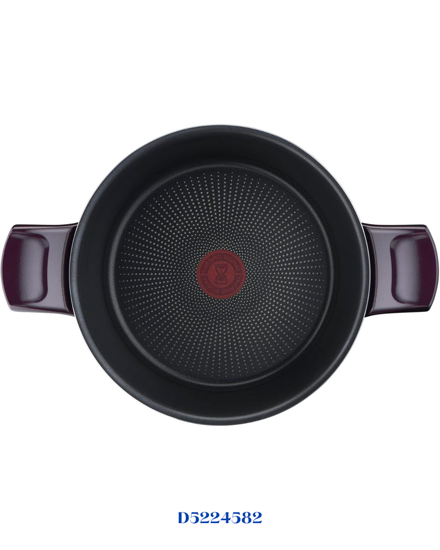 TEFAL RESIST INTENSE STEWPOT  WITH GLASS LID 22CM
