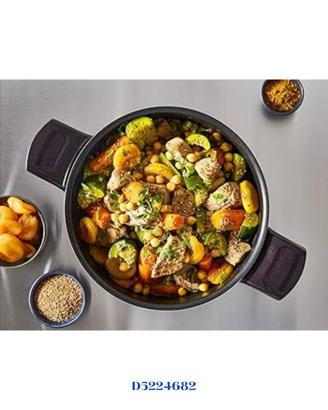 TEFAL RESIST INTENSE STEWPOT 24CM + GLASS LID