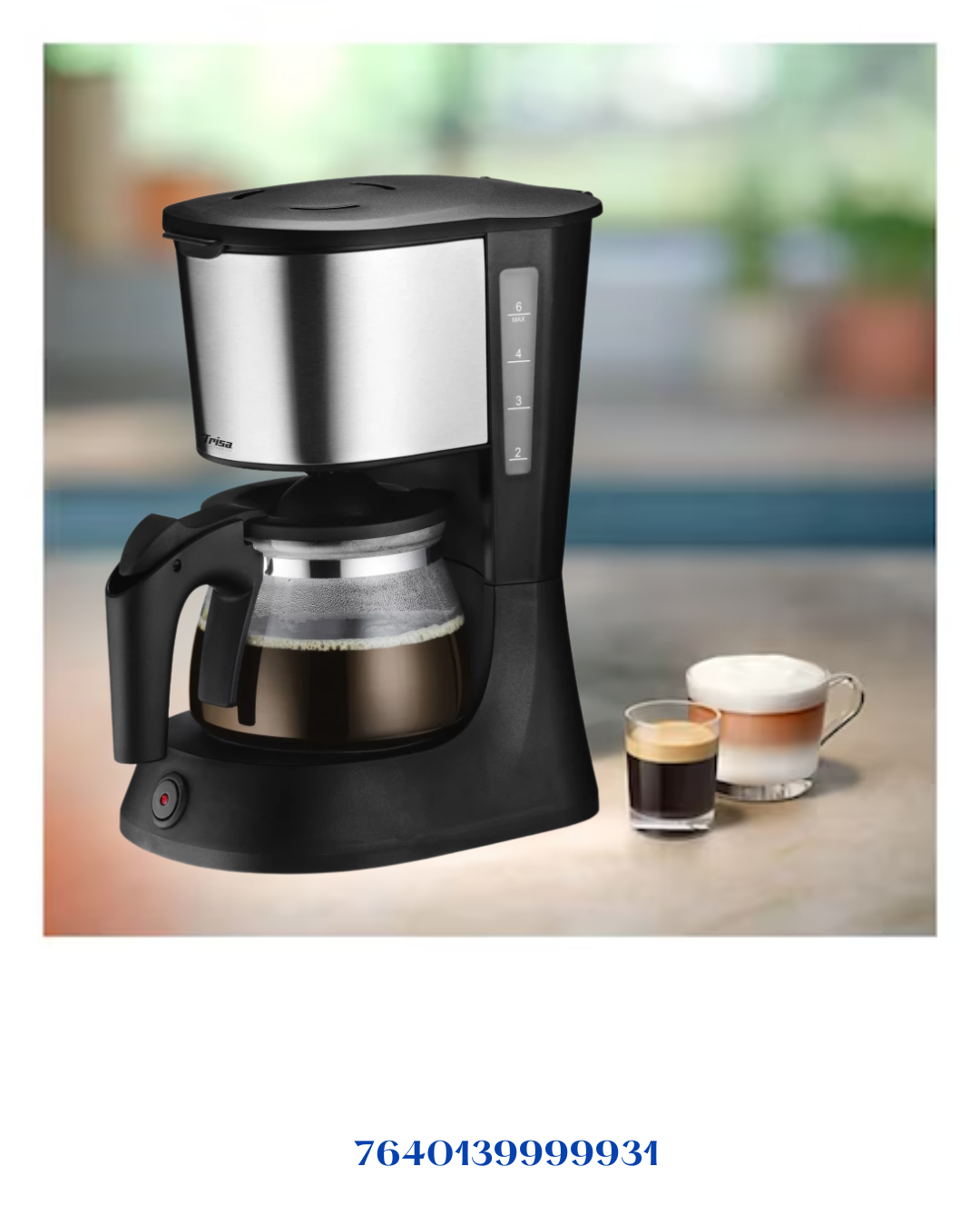 TRISA PERFECT COFFEE 12 FILTER COFFEE MAKER 900W 1.5L
