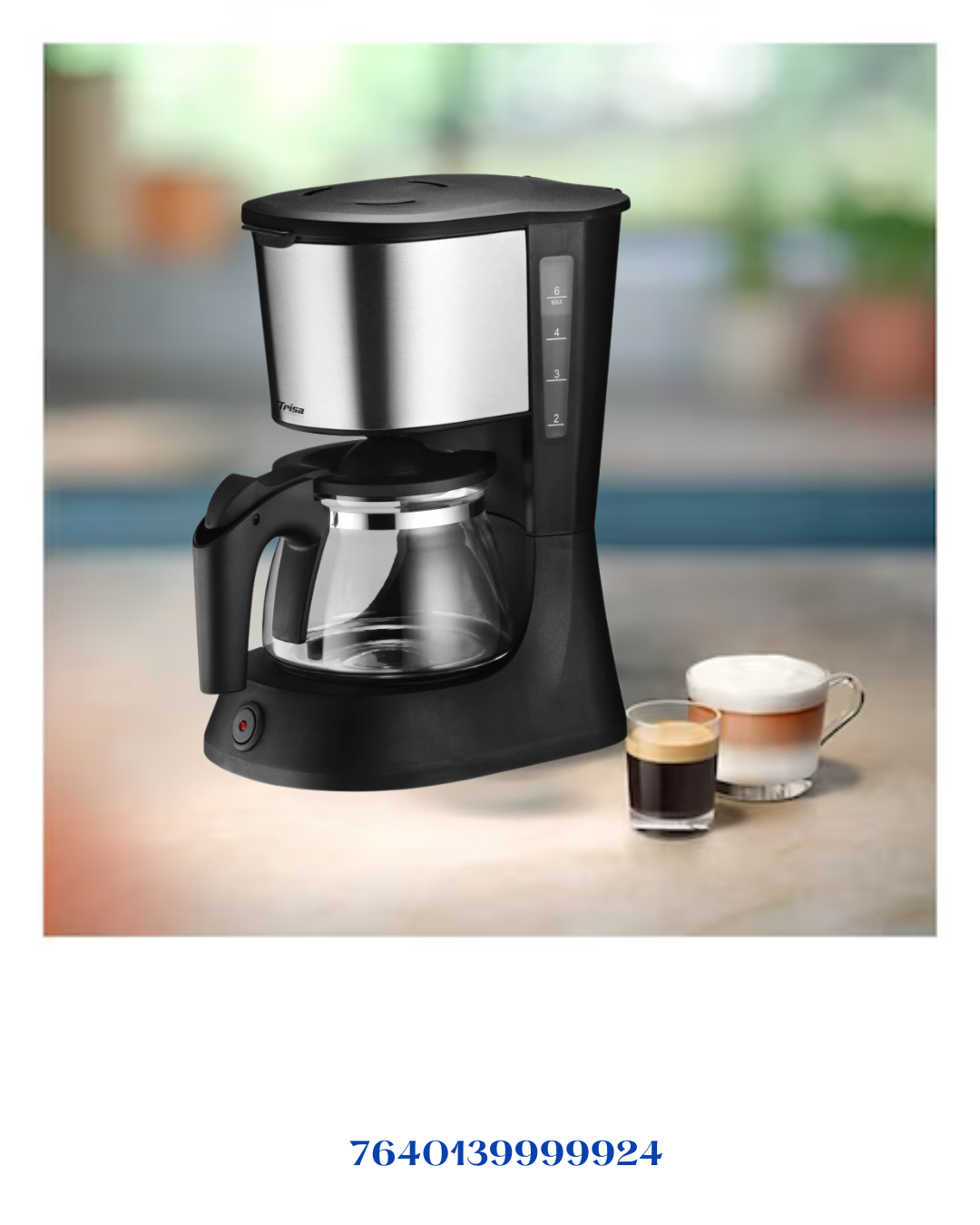 TRISA PERFECT COFFEE 6 FILTER COFFEE MAKER 600W 0.75L