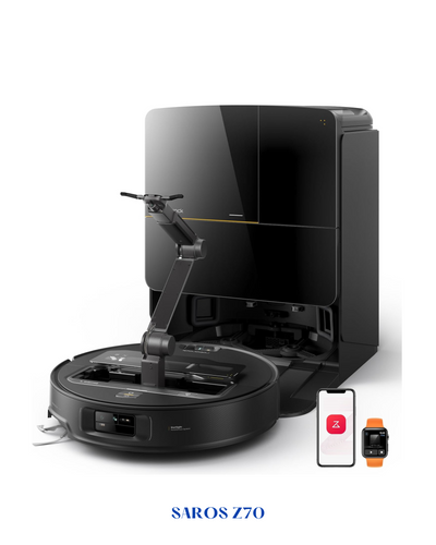 ROBOROCK SAROS Z70 ROBOT VACUUM AND MOP-BLACK