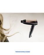 TRISA TRAVEL HAIR DRYER BLACK/GOLD 1600W