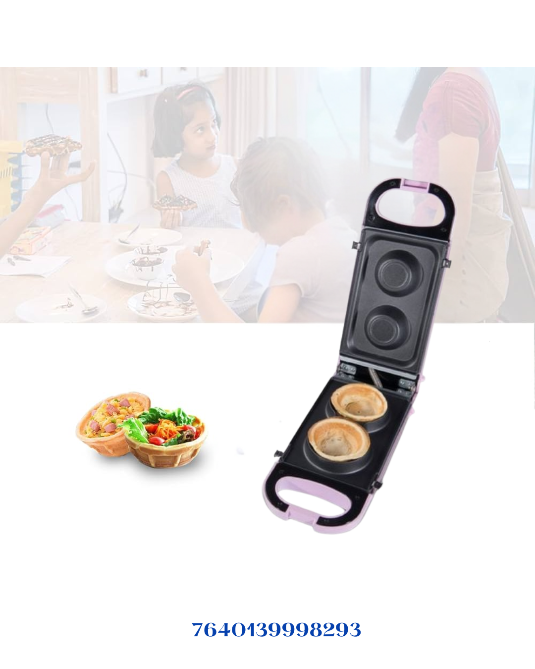 Trisa Snack Maker Retro Line Pink 700W
