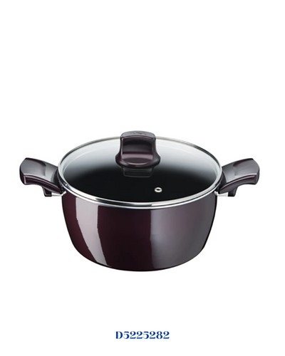TEFAL RESIST INTENSE STEWPOT WITH GLASS LID 30CM