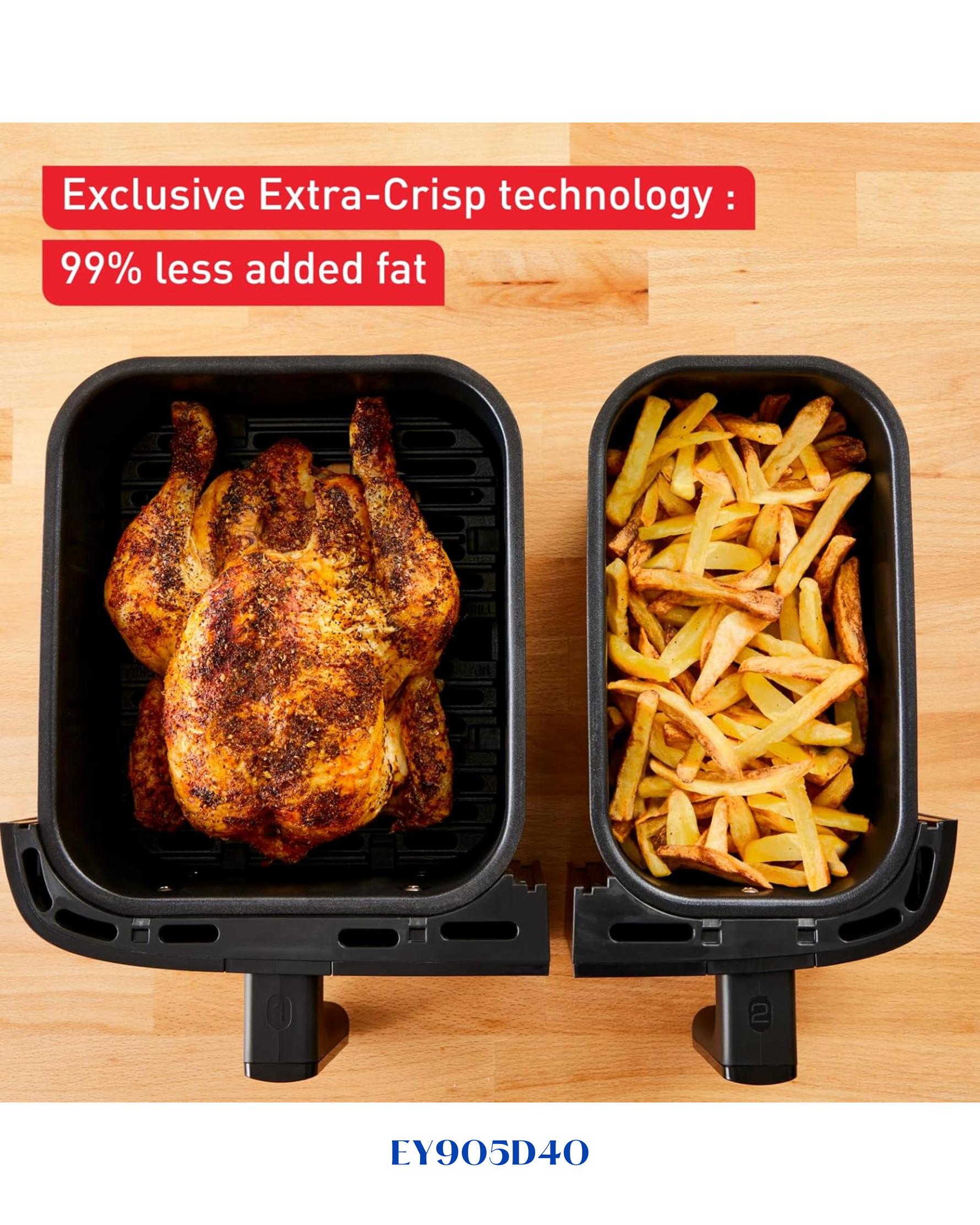 TEFAL DUAL EASY FRY & GRILL 8.3L