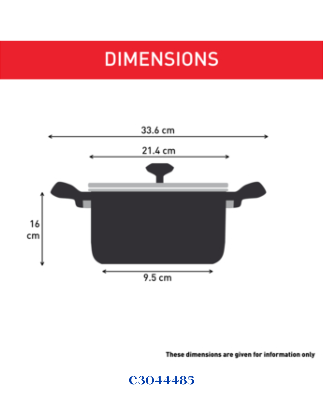 TEFAL TEMPO FLAME STEWPOT 20CM