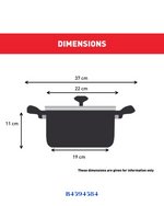 TEFAL SUPER COOK STEWPOT WITH LID, 22CM