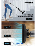 GEEPAS STICK AND HANDHELD VACUUM CLEANER 600W