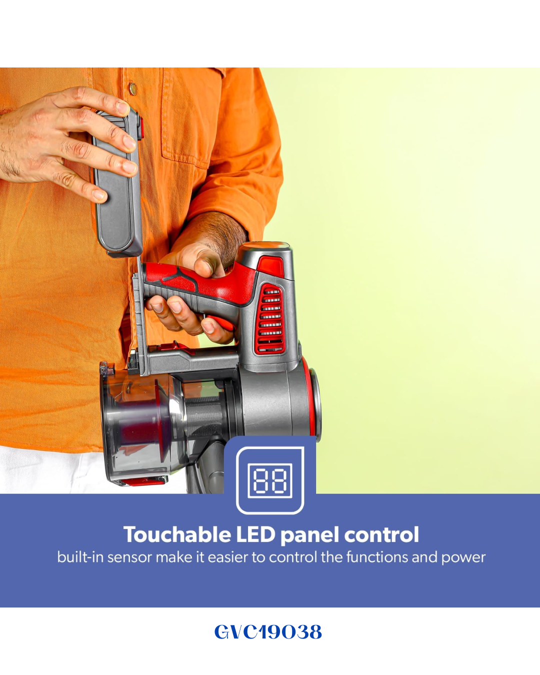 GEEPAS RECHARGEABLE CORDLESS VACUUM CLEANER 350W