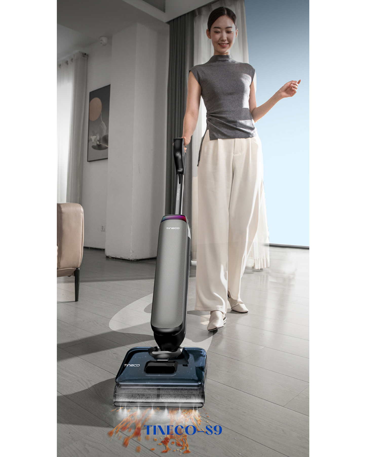 TINECO FLOOR ONE S9 ARTIST SMART FLOOR WASHER VACUUM CLEANER