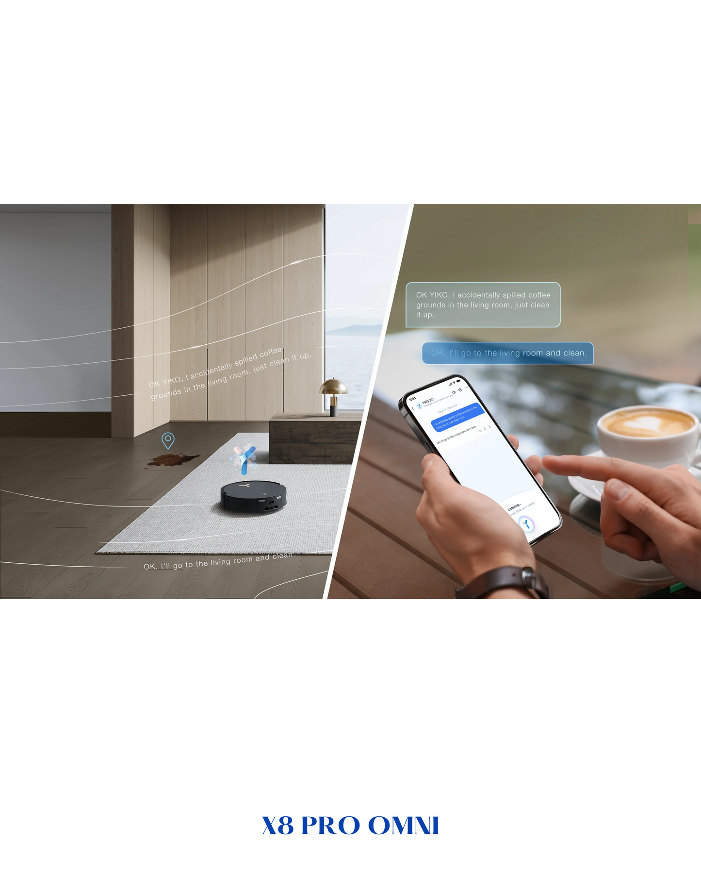ECOVACS FREE HAND X8 PRO OMNI  18000PA