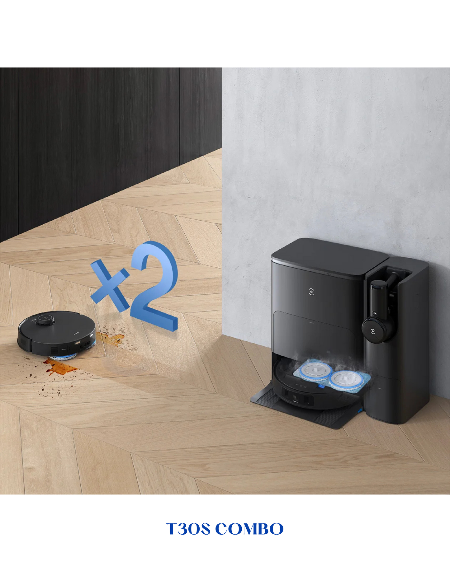 ECOVACS FREE HAND T30S COMBO  11000PA