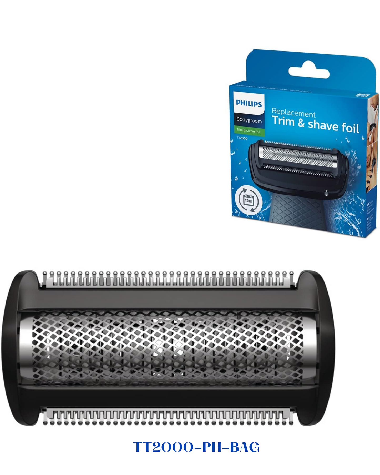 PHILIPS REPLACEMENT TRIM & SHAVE FOIL TT2000/43