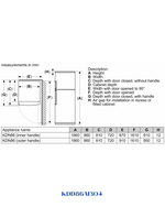 BOSCH SERIES 6 FRIDGE-FREEZER