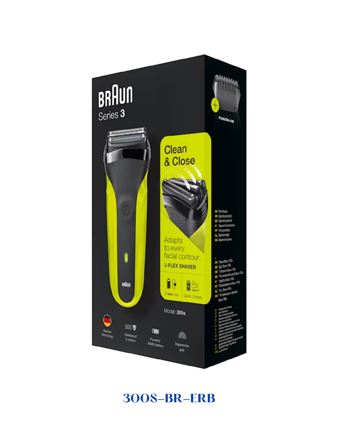 BRAUN SERIES 3 RECHARGEABLE ELECTRIC SHAVE  5.4W