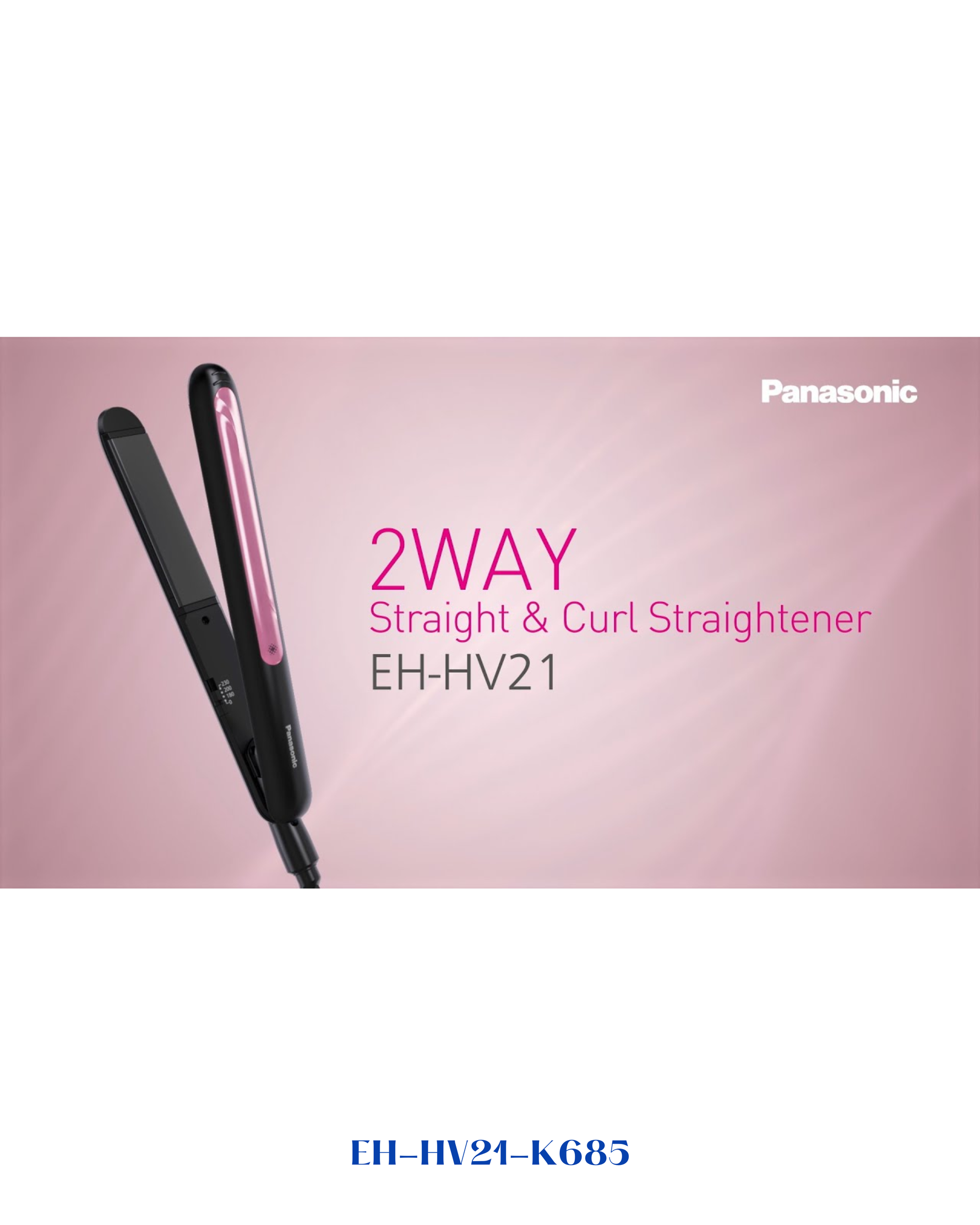 PANASONIC MULTI-STYLING STRAIGHTENER & CURLER