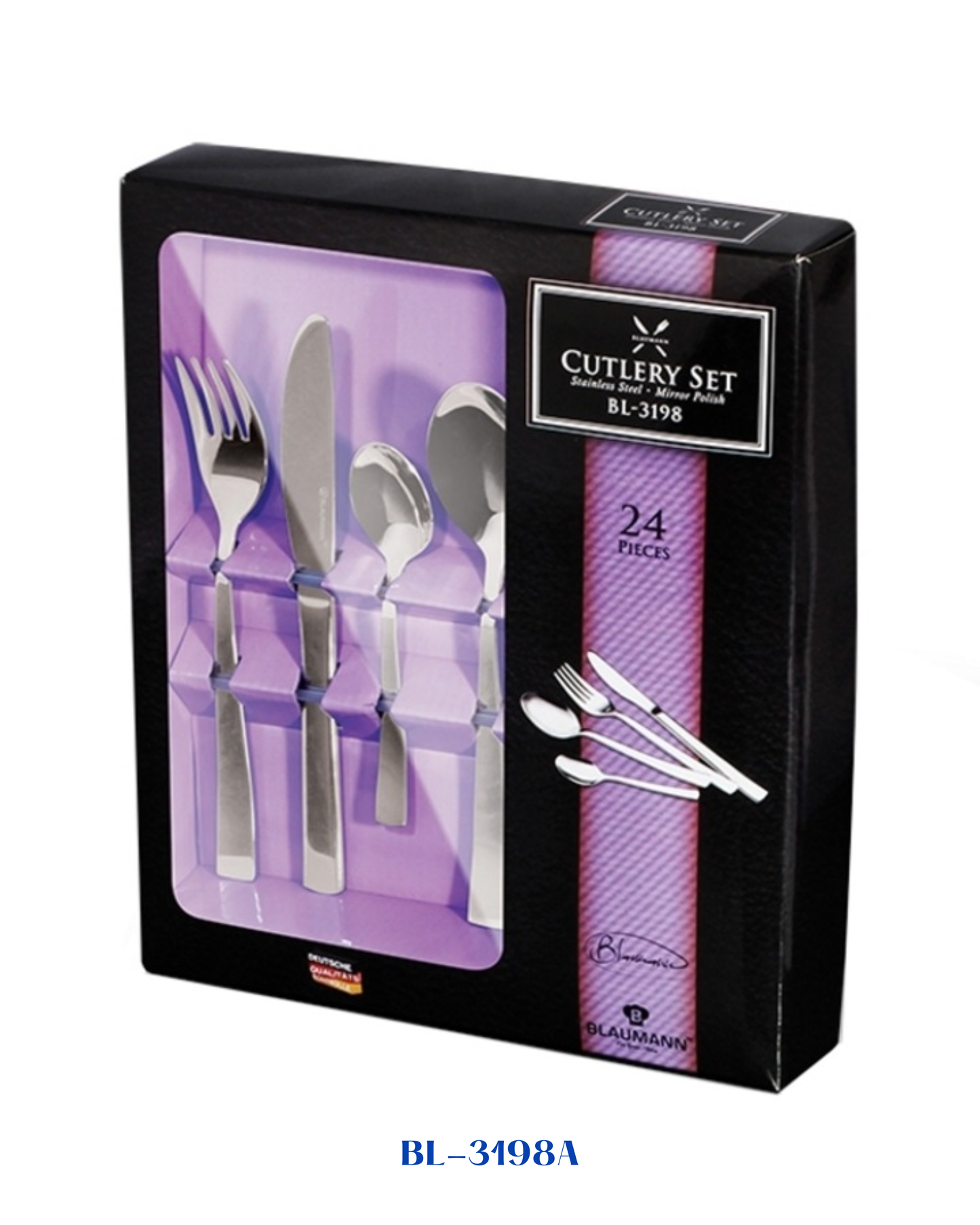 BERLINGER HAUS 24 PCS CUTLERY SET, MIRROR