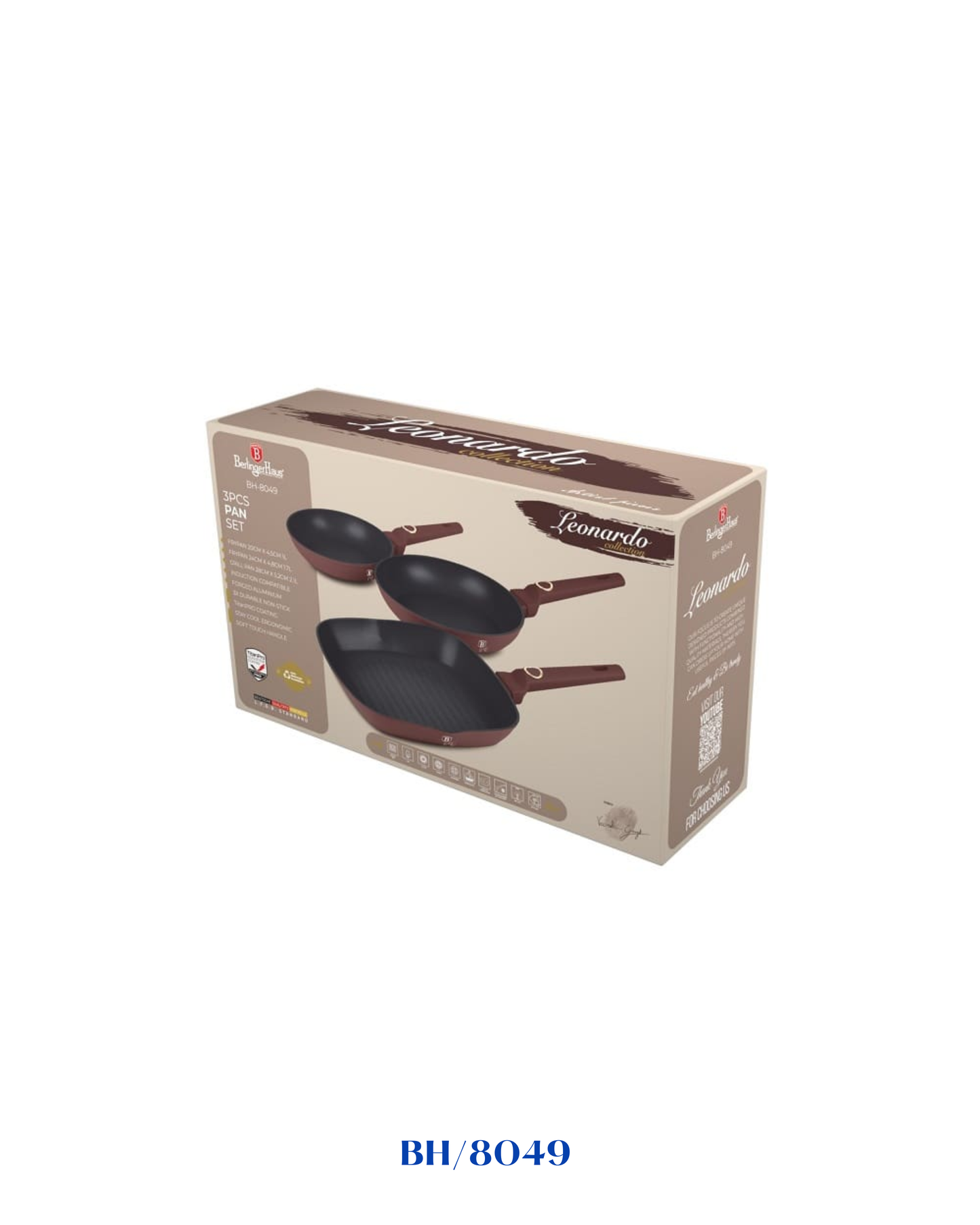 BERLINGER HAUS 3 PCS FRYPAN SET