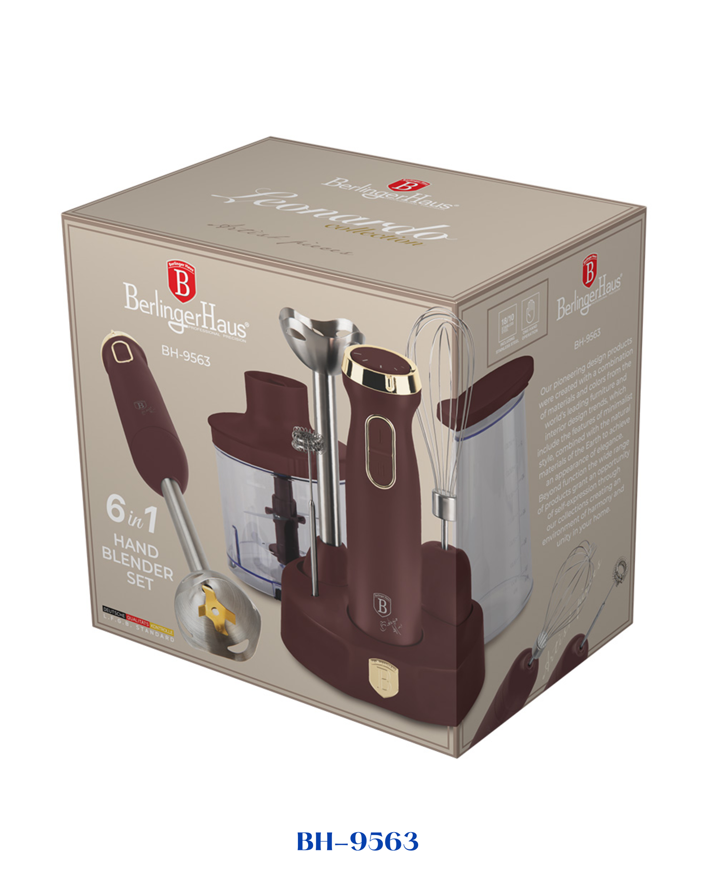 BERLINGER HAUS 6 IN 1 HAND BLENDER SET