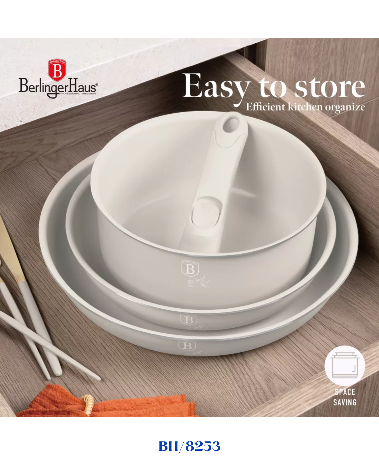BERLINGER HAUS 9 PCS COOKWARE SET