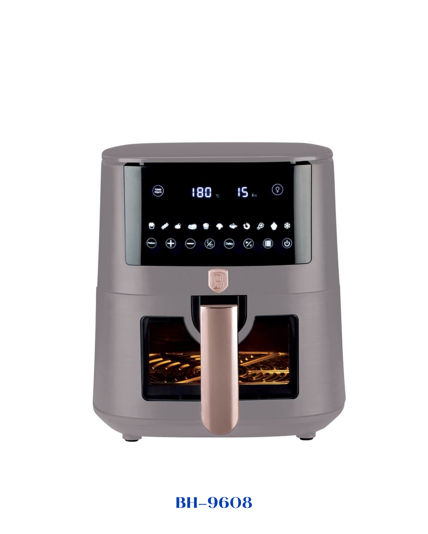 BERLINGER HAUS AIR FRYER 8 L VISIBLE WINDOW