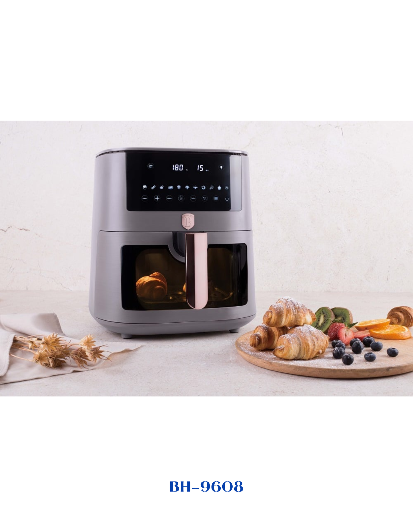 BERLINGER HAUS AIR FRYER 8 L VISIBLE WINDOW