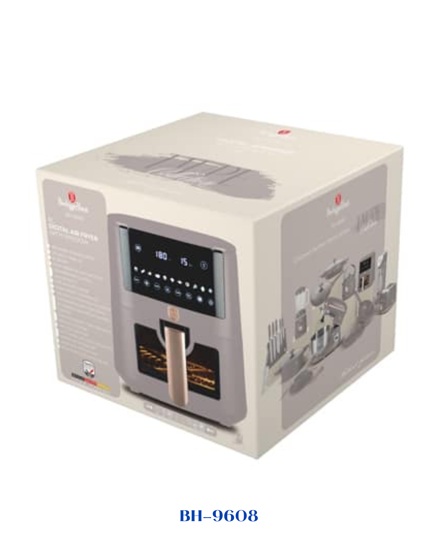 BERLINGER HAUS AIR FRYER 8 L VISIBLE WINDOW