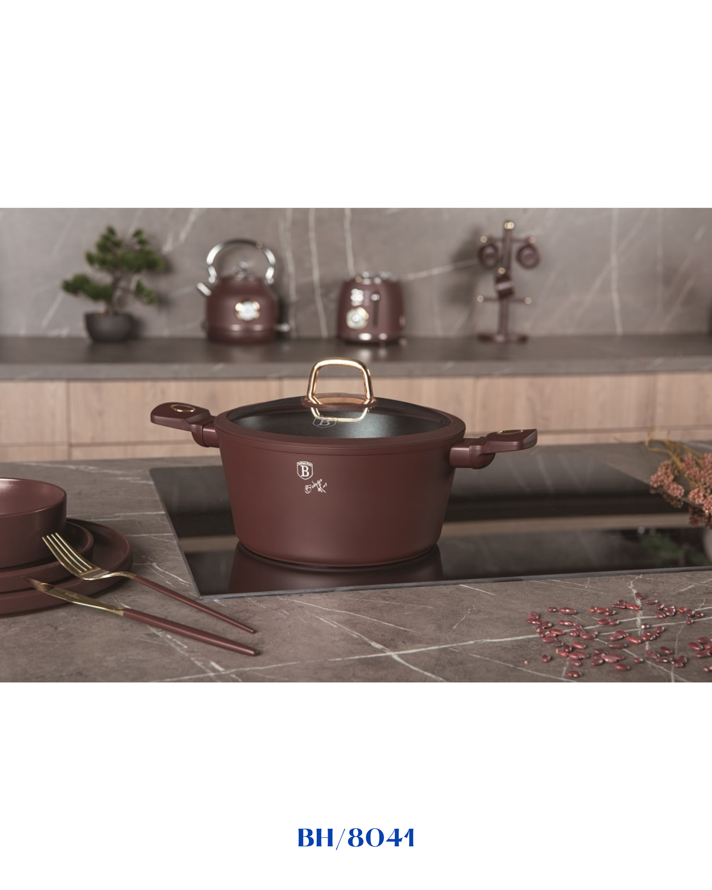 BERLINGER HAUS CASSEROLE WITH LID 24CM