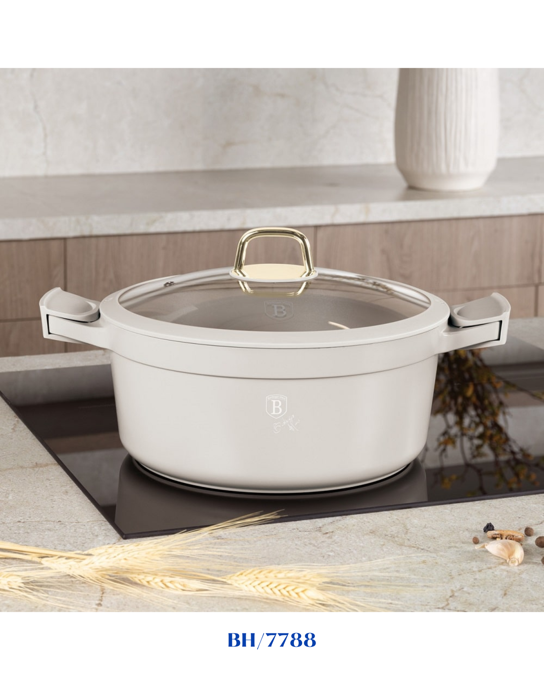 BERLINGER HAUS CASSEROLE WITH LID 28CM