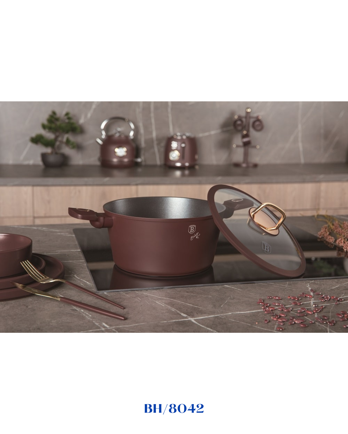 BERLINGER HAUS CASSEROLE WITH LID 28CM