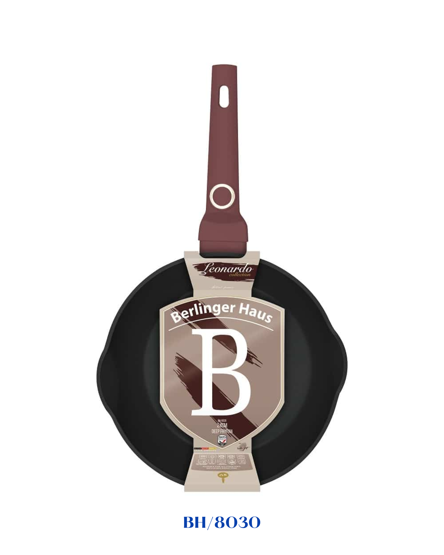 BERLINGER HAUS DEEP FRYPAN WITH 2 MOUTH 24 CM
