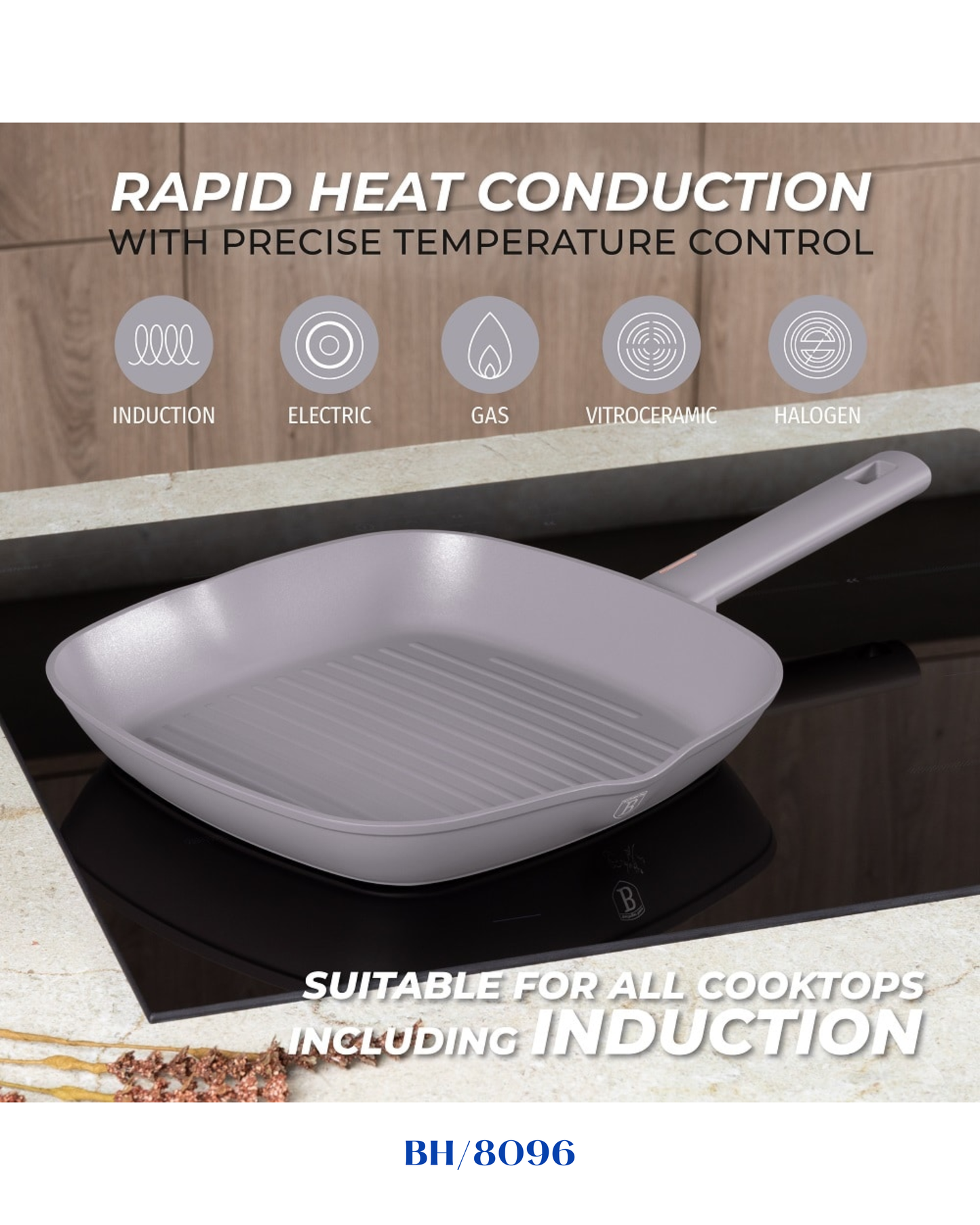 BERLINGER HAUS GRILL PAN 28 CM