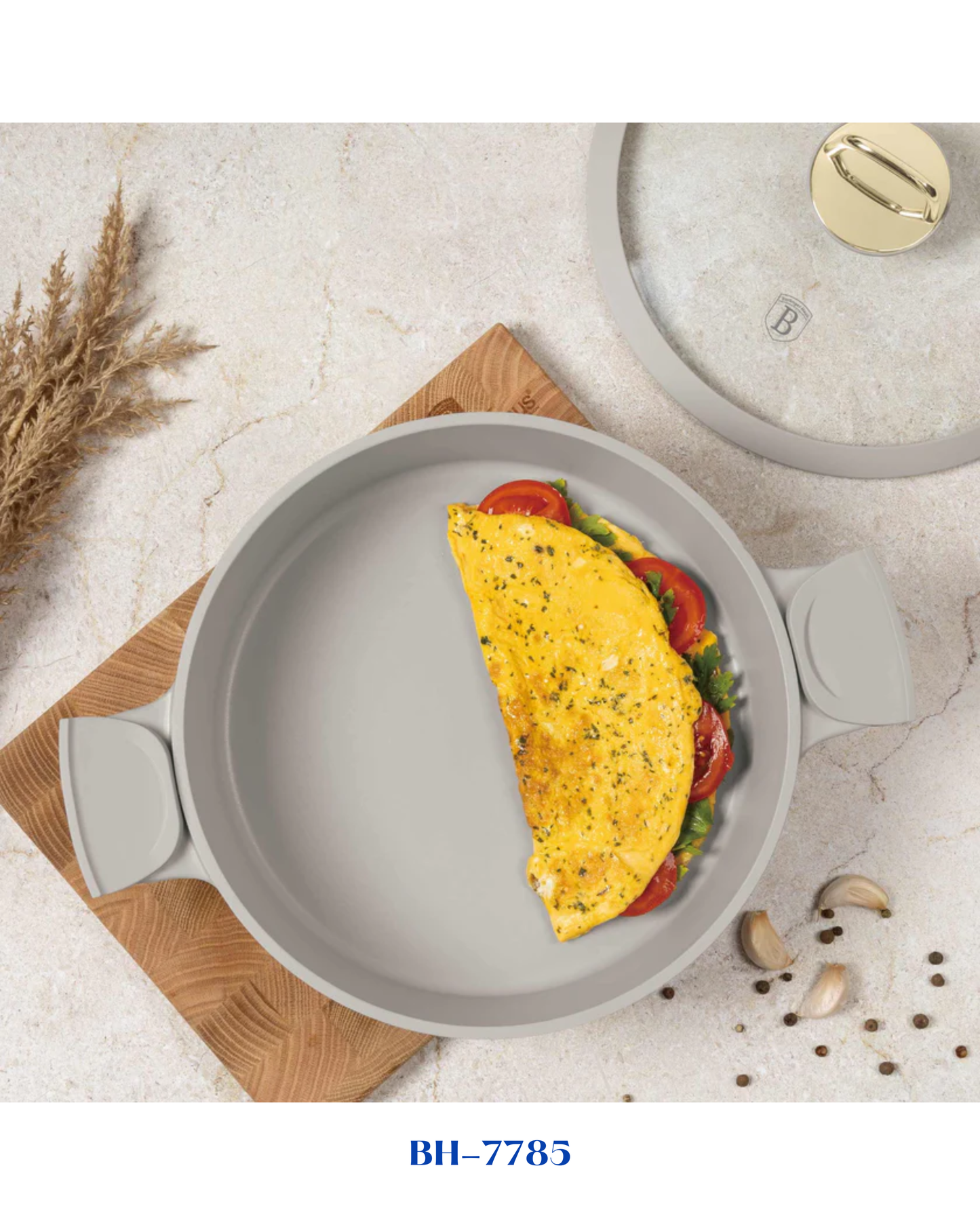 BERLINGER HAUS LOW POT WITH LID  28CM