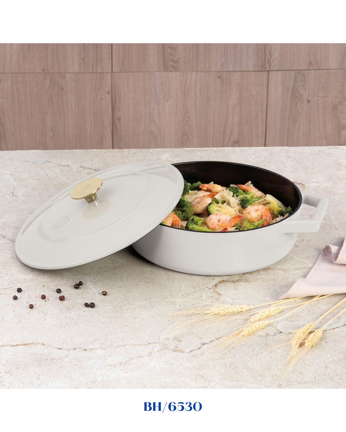 BERLINGER HAUS SHALLOW POT CAST IRON 26CM