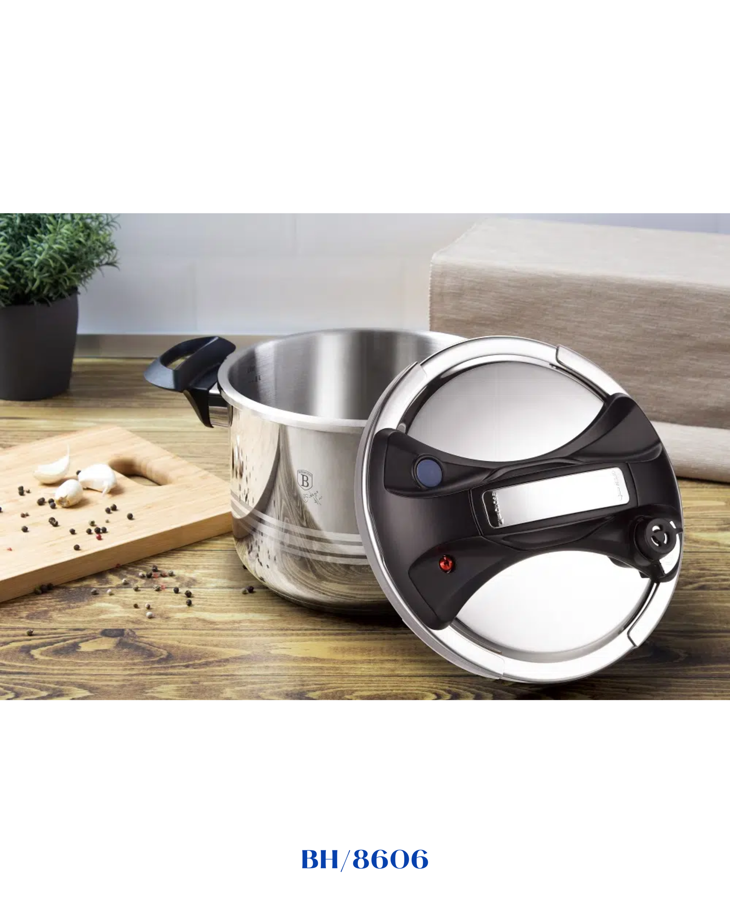BERLINGER HAUS TURBO PRESSURE COOKER 8L