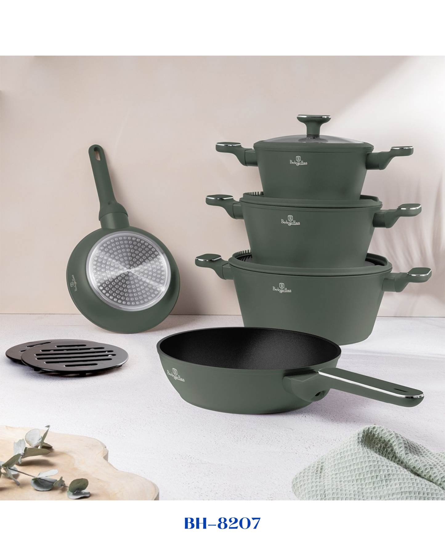 BERLINGER HAUS 10 PCS COOKWARE SET