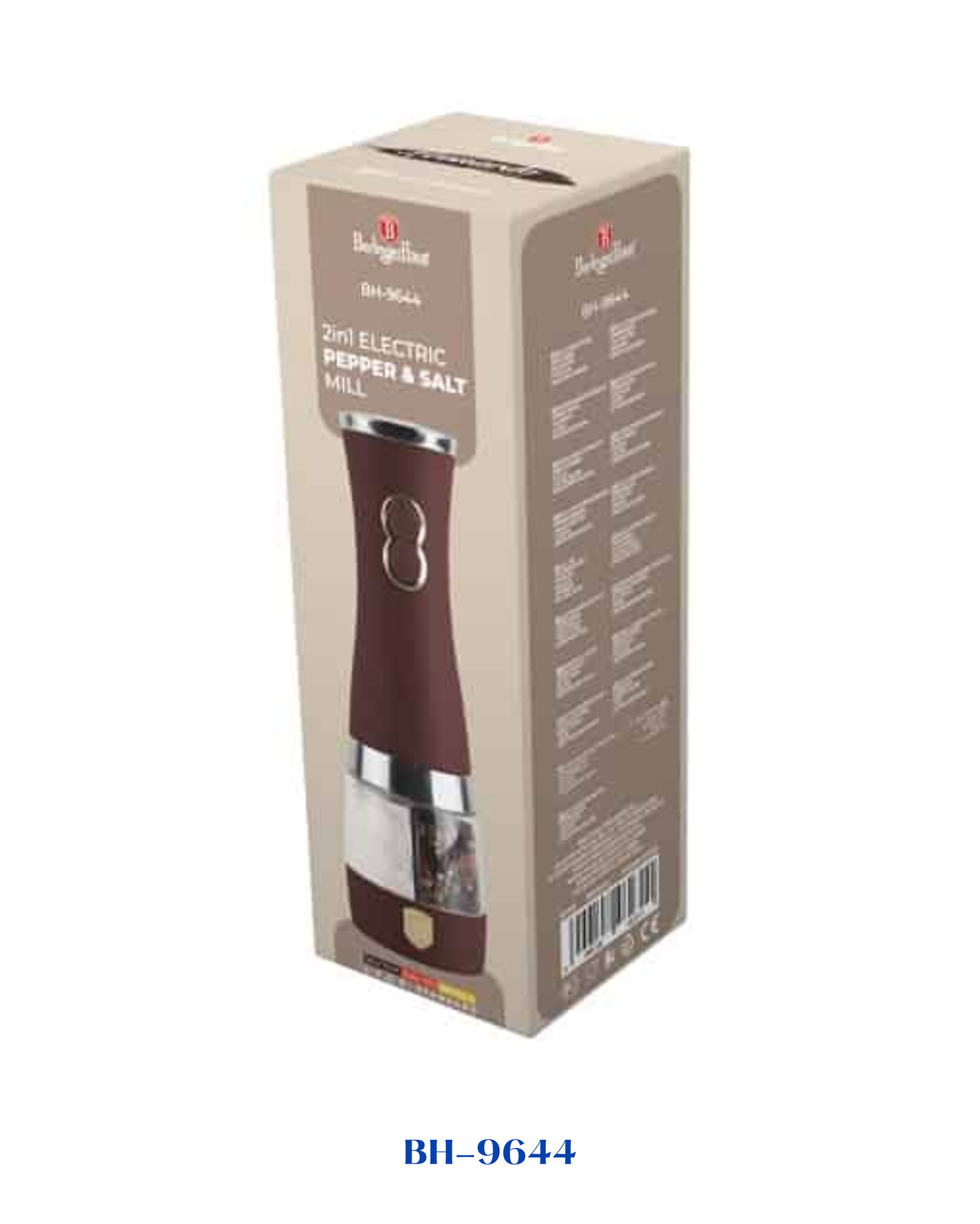 BERLINGER HAUS 2 IN 1 ELECTRIC PEPPER AND SALT MILL