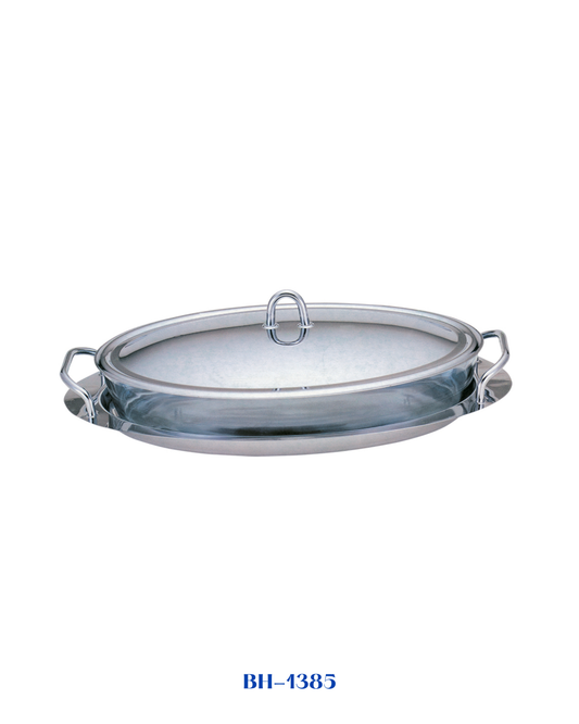 BERLINGER HAUS 2 IN 1 FOOD CONTAINER AND SERVING TRAY OVAL 3L