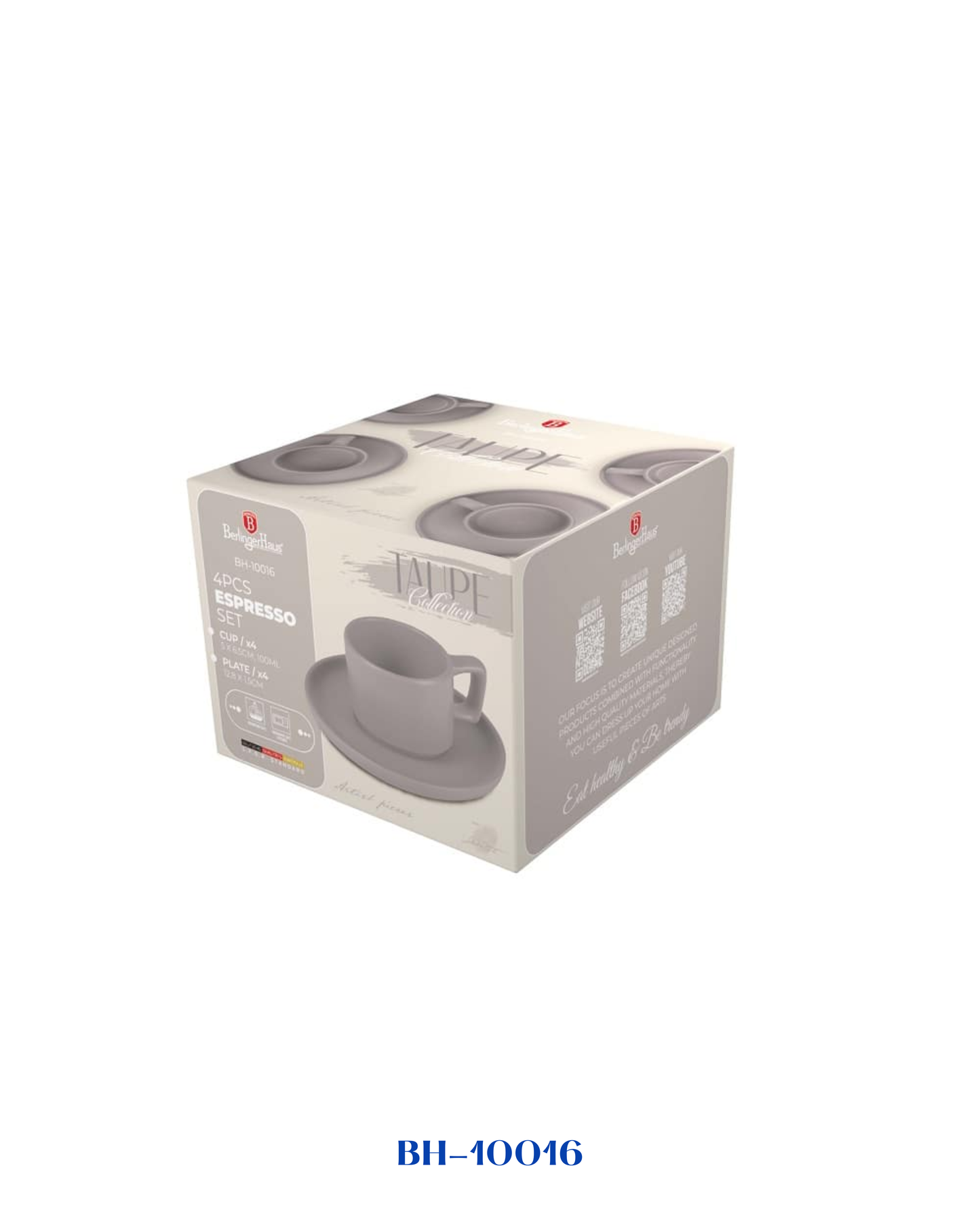 BERLINGER HAUS 4+4 PCS ESPRESSO CUP SET