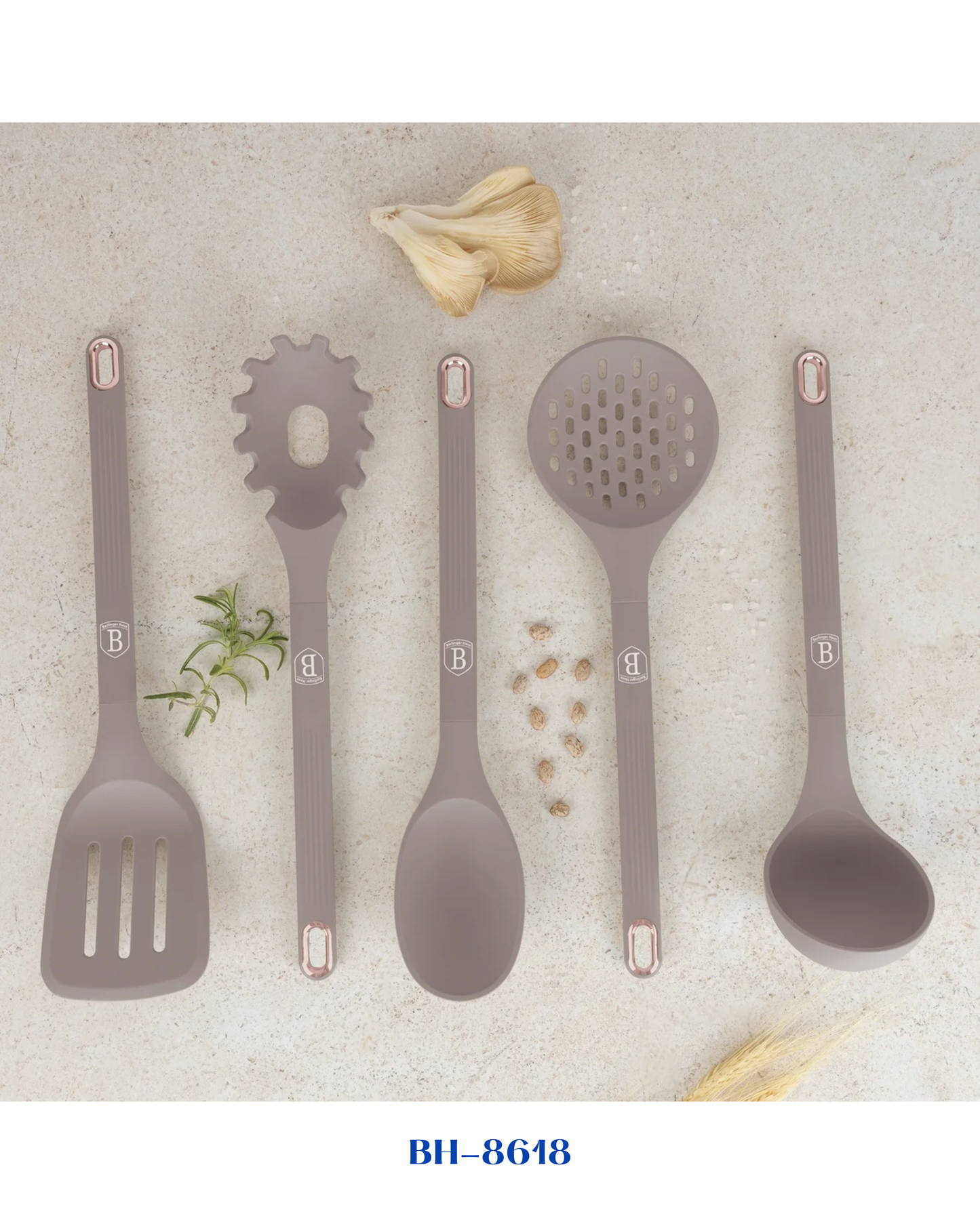 BERLINGER HAUS 6 PCS KITCHEN TOOL SET WITH STAND