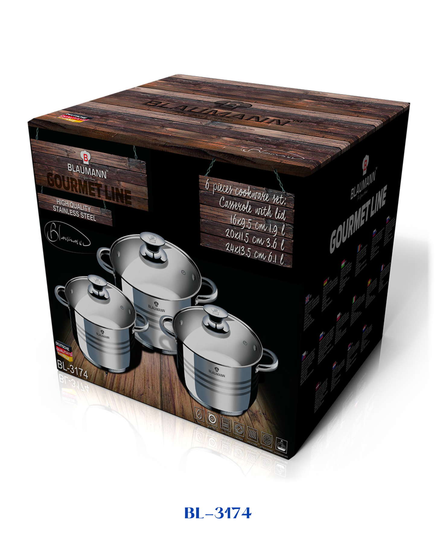 BERLINGER HAUS 6 PCS COOKWARE SET