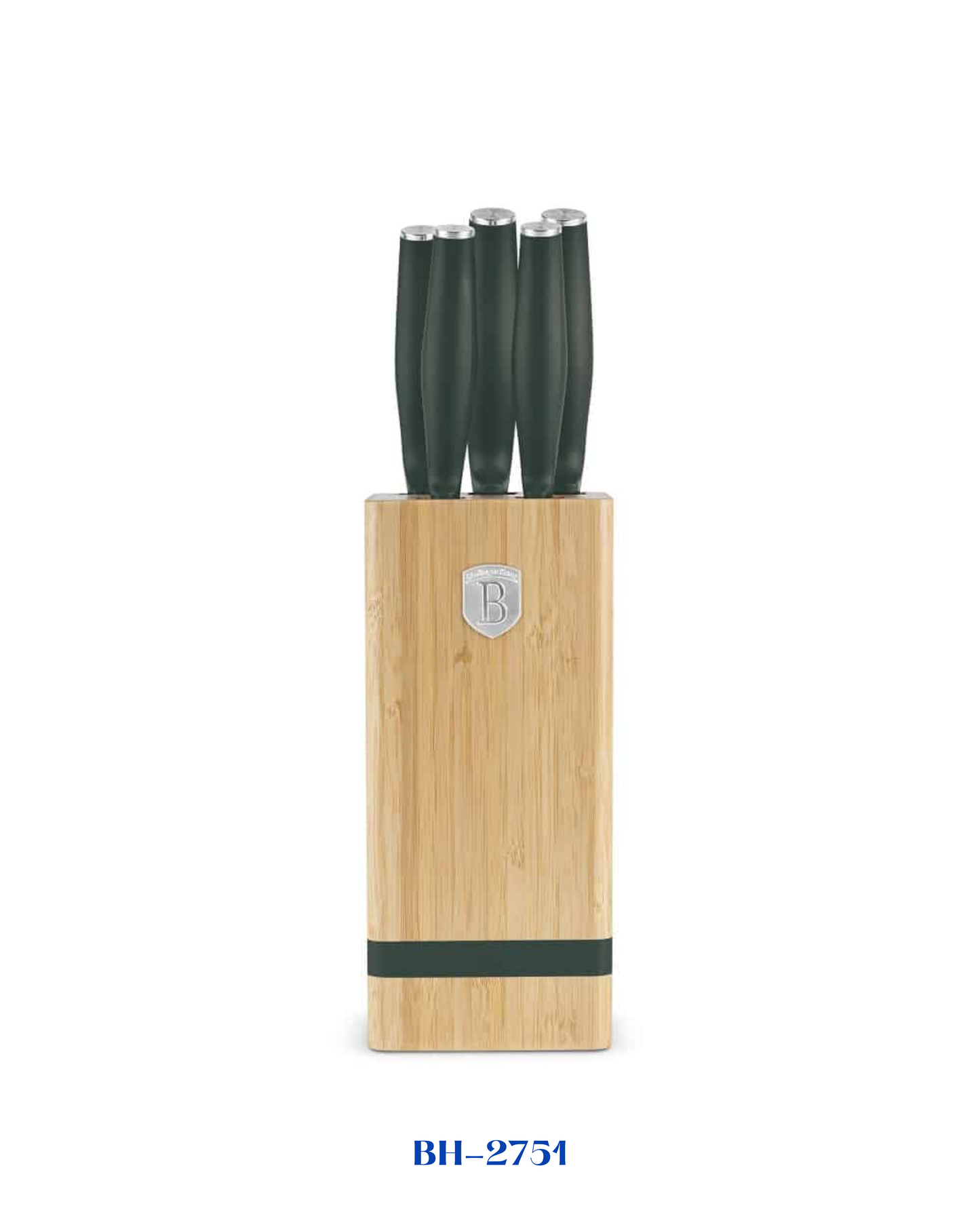 BERLINGER HAUS 6 PCS KNIFE SET WITH BAMBOO STAND