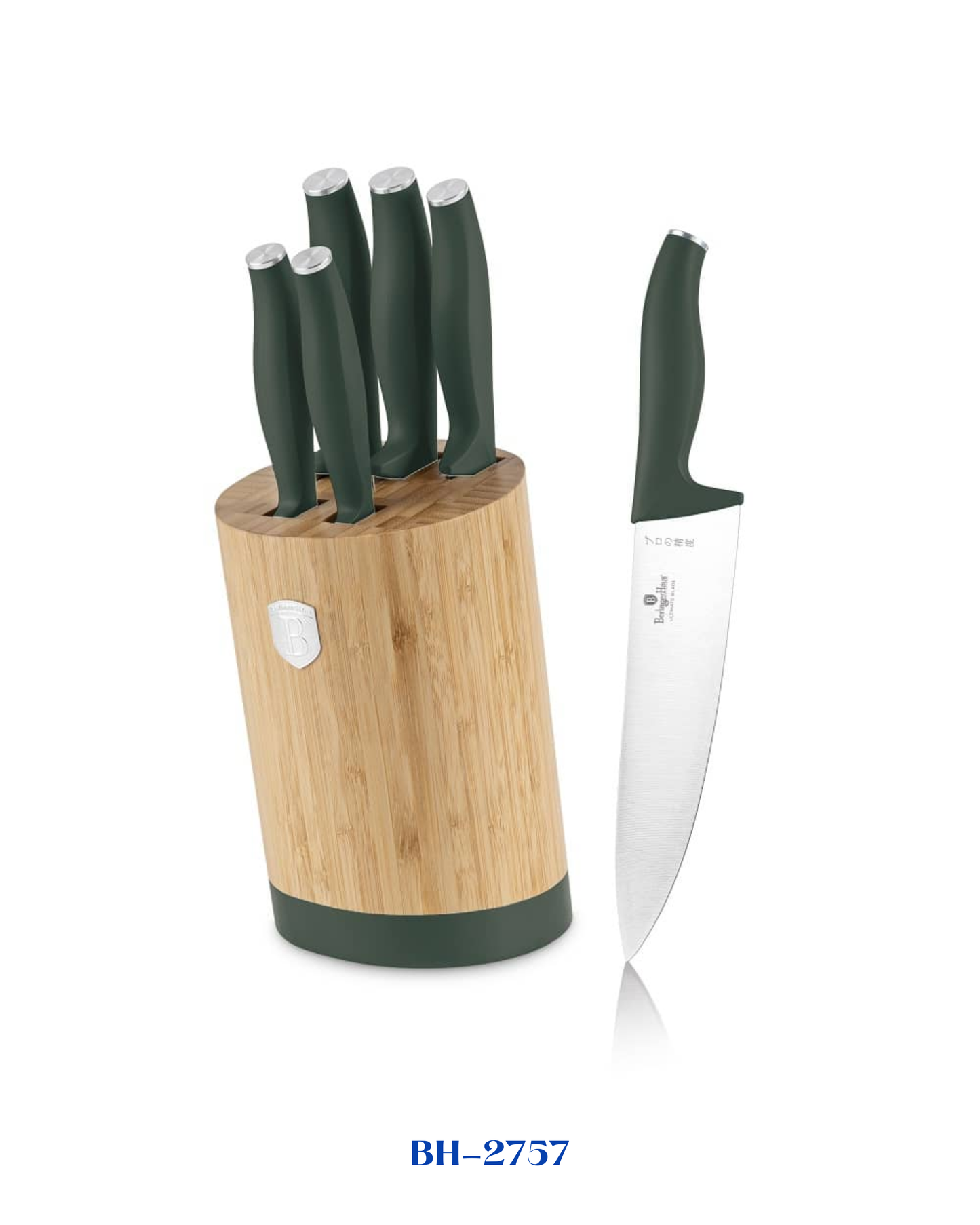 BERLINGER HAUS 6 PCS KNIFE SET WITH BAMBOO STAND