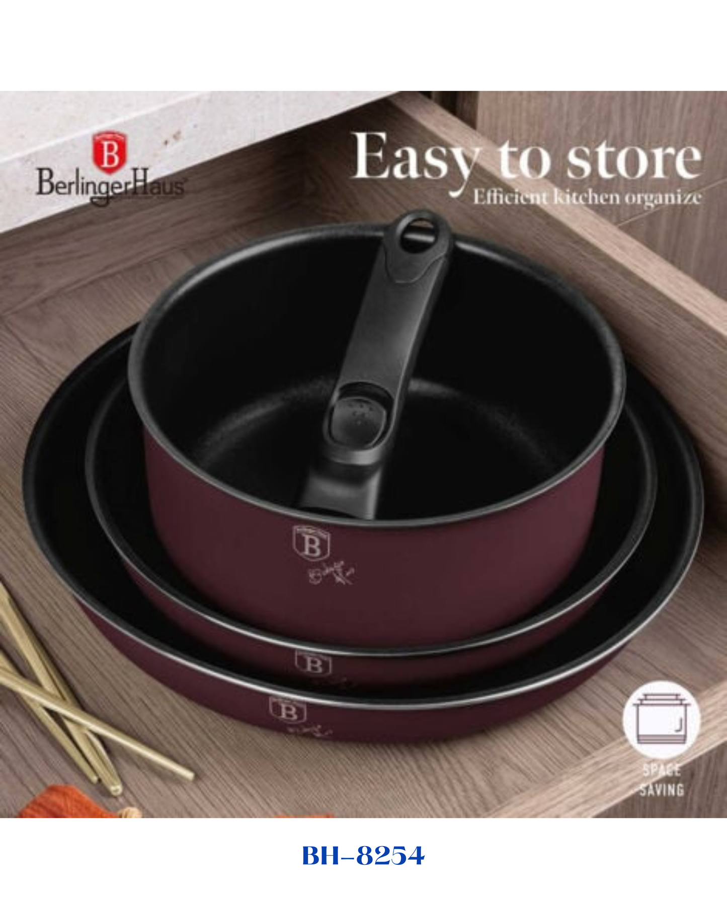 BERLINGER HAUS 9 PCS COOKWARE SET