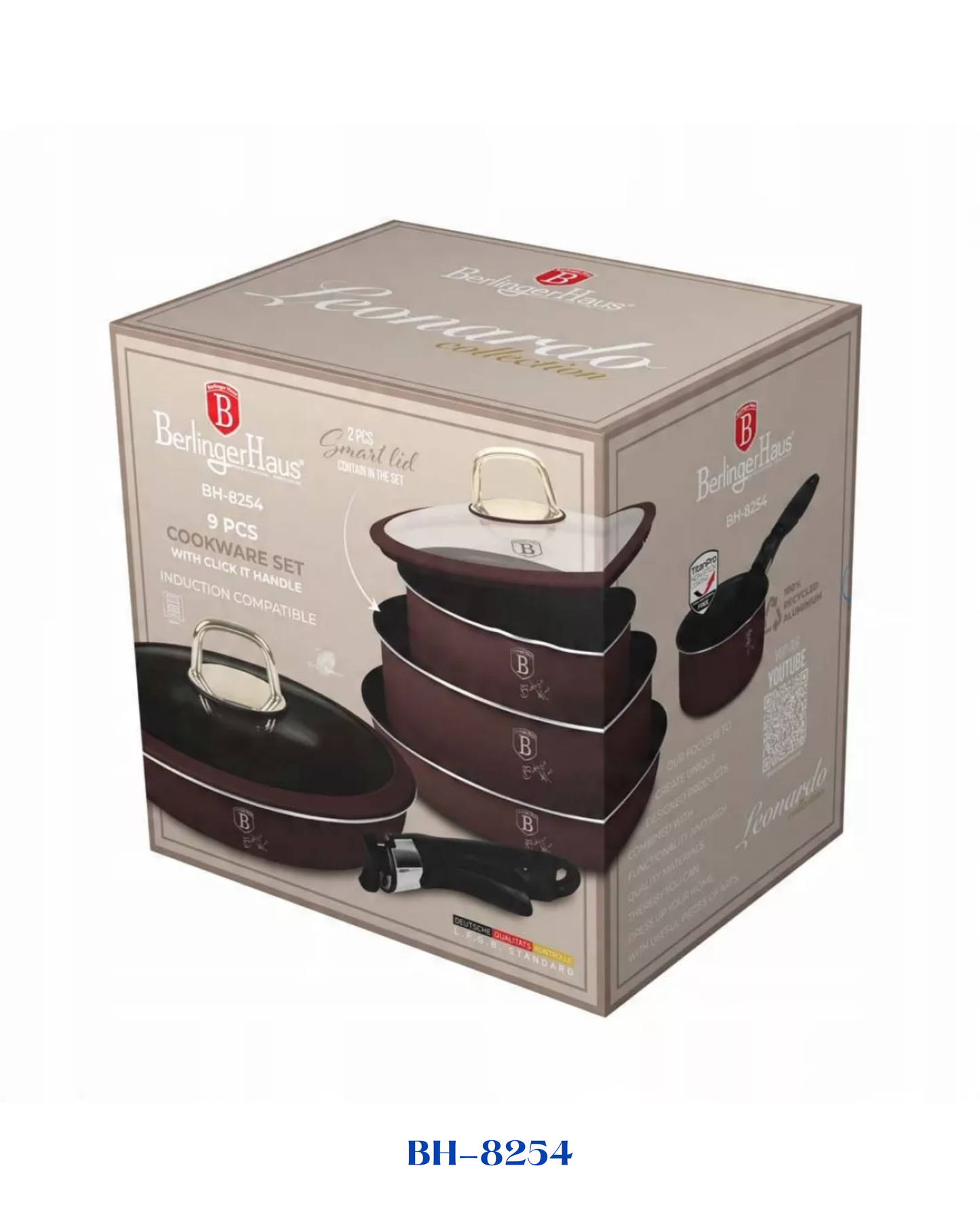 BERLINGER HAUS 9 PCS COOKWARE SET