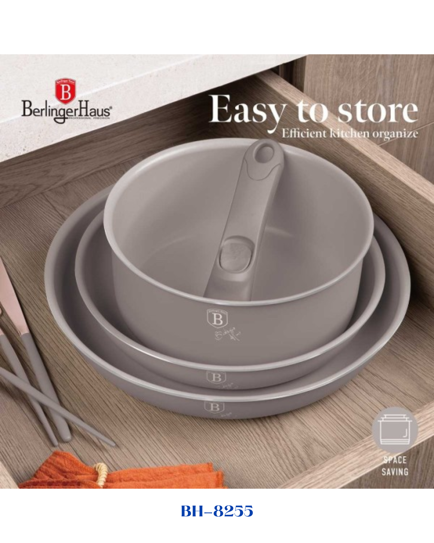 BERLINGER HAUS 9 PCS COOKWARE SET