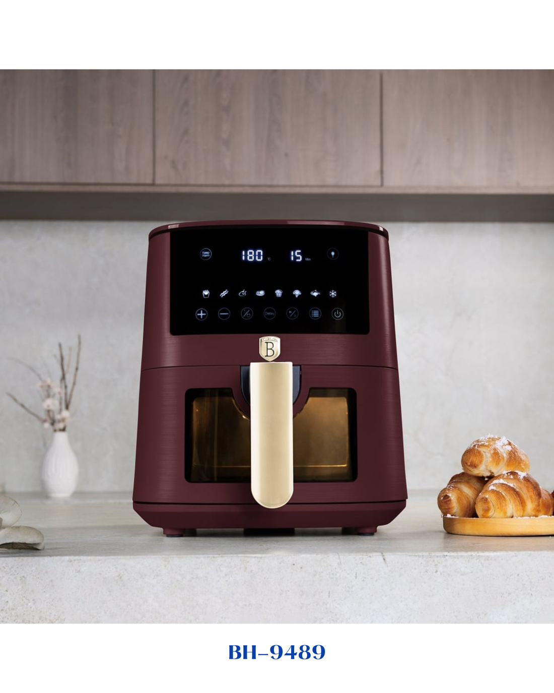 BERLINGER HAUS AIR FRYER 5 L VISIBLE WINDOW
