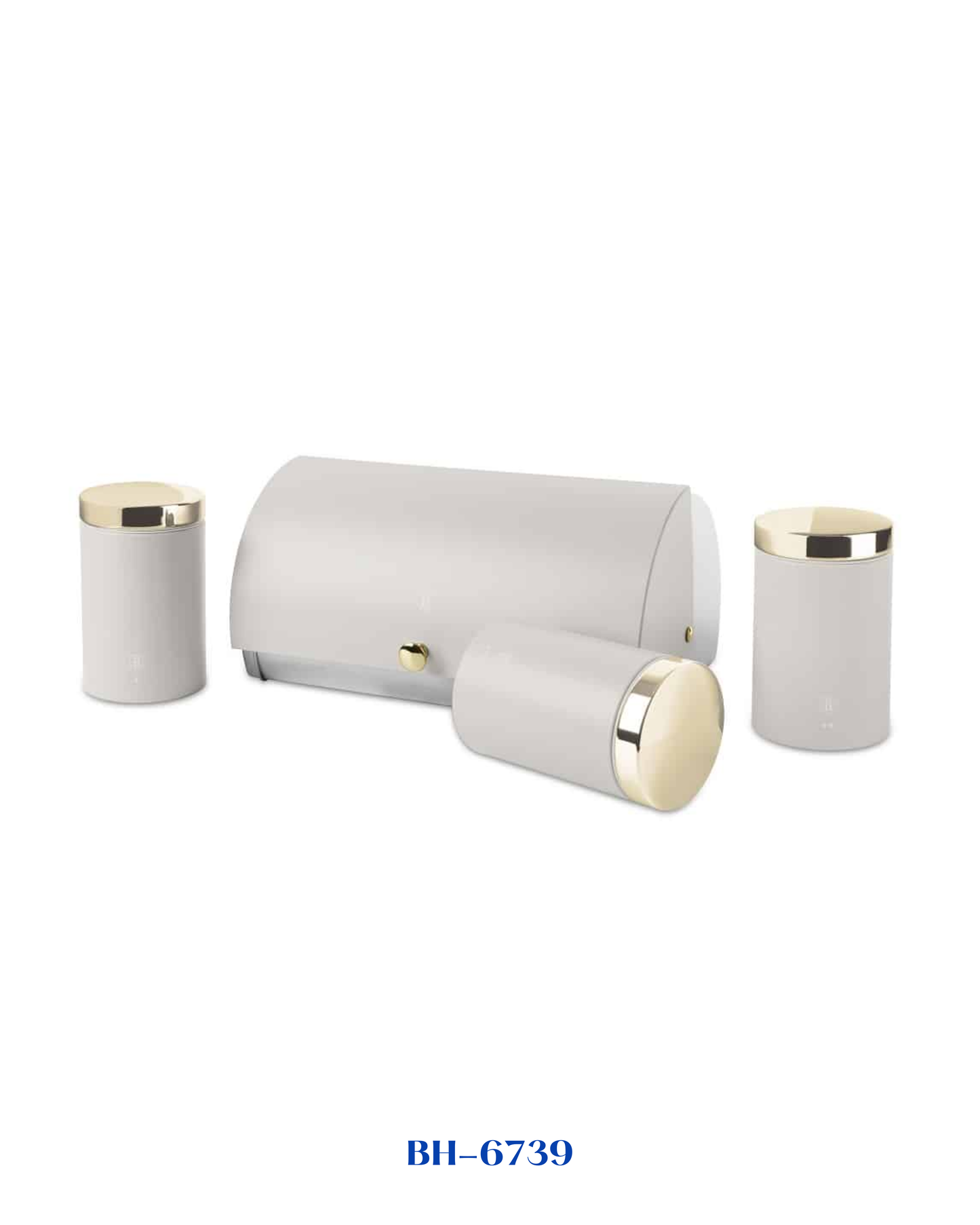 BERLINGER HAUS BREAD BOX WITH 3 PCS CANISTER SET
